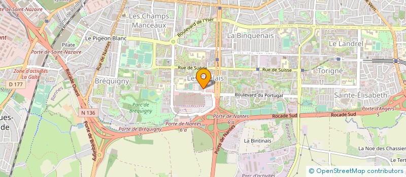 localisation de l'entreprise OPHTASUD  RENNES