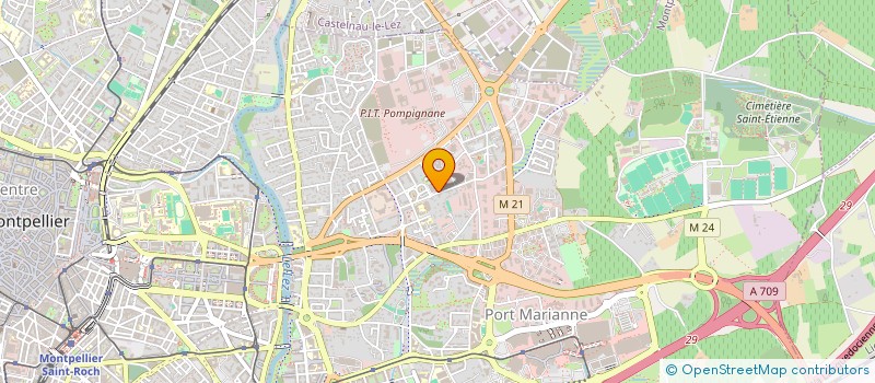 localisation de l'entreprise OPHTASUD à MONTPELLIER