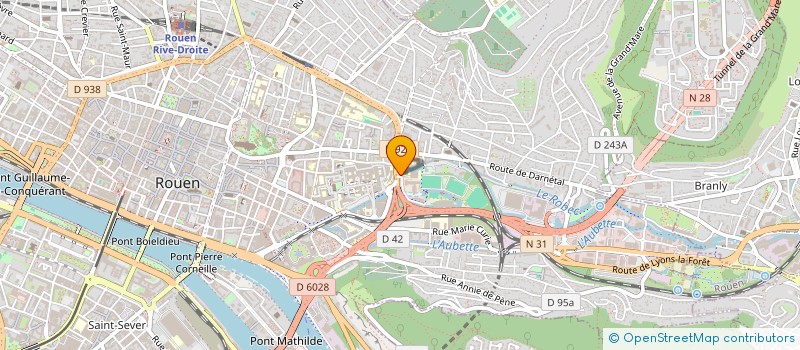 localisation de l'entreprise OPHTAVIDA à ROUEN