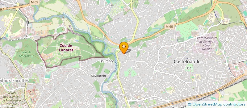 localisation de l'entreprise OPHTIRIS  CASTELNAU-LE-LEZ