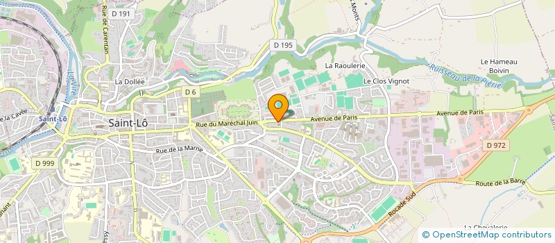 localisation de l'entreprise OPI 50  SAINT-LO