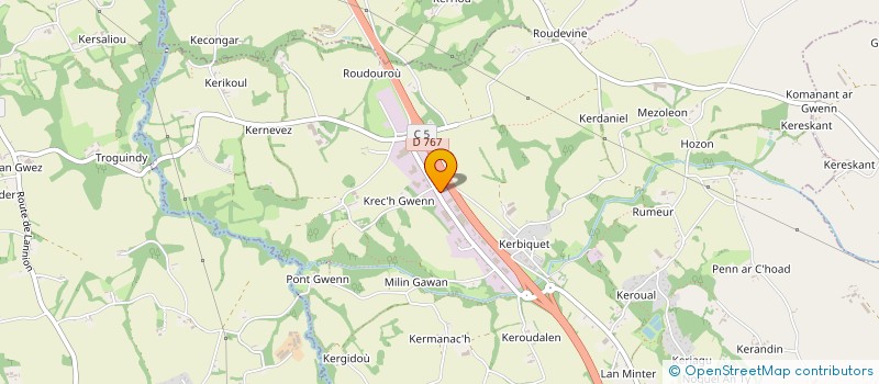 localisation de l'entreprise OPI à CAVAN