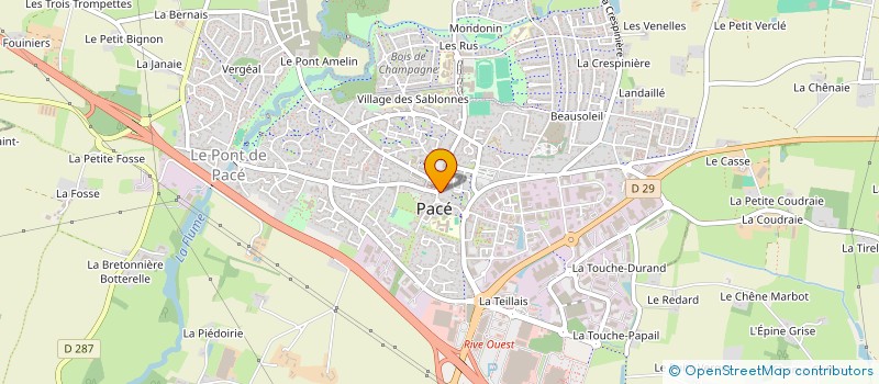 localisation de l'entreprise OPI  PACE