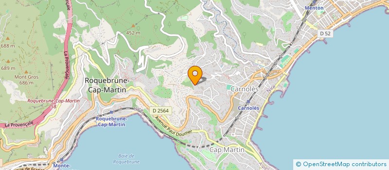 localisation de l'entreprise OPIAL à ROQUEBRUNE-CAP-MARTIN