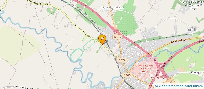 localisation de l'entreprise OPICAFI  PONT-L'EVEQUE