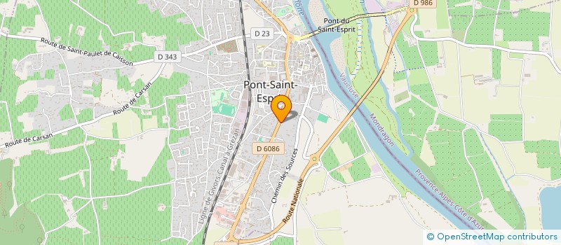 localisation de l'entreprise OPIDOM  PONT-SAINT-ESPRIT