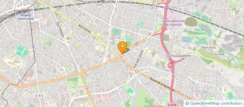 localisation de l'entreprise OPIM à ANGERS