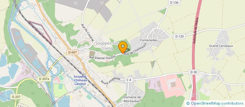 localisation de l'entreprise OPIMO  SOUPPES-SUR-LOING