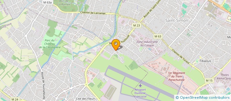 localisation de l'entreprise OPINTER  CUGNAUX