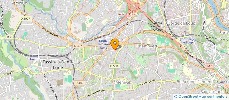 localisation de l'entreprise OPINVEST à TASSIN-LA-DEMI-LUNE