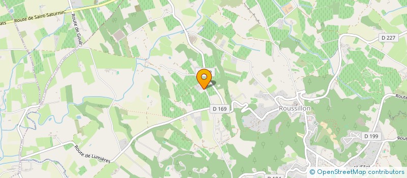 localisation de l'entreprise OPIO  ROUSSILLON