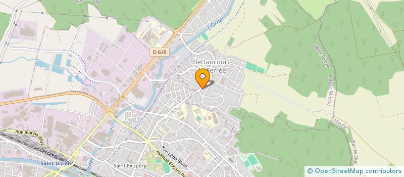 localisation de l'entreprise OPIUM à BETTANCOURT-LA-FERREE