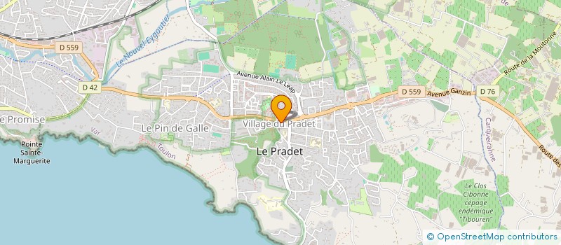 localisation de l'entreprise OPIUM  LE PRADET