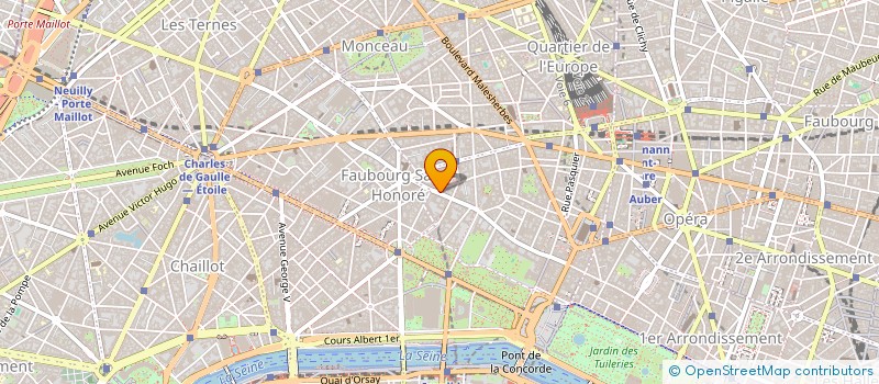 localisation de l'entreprise OPIUM EVENTS à PARIS