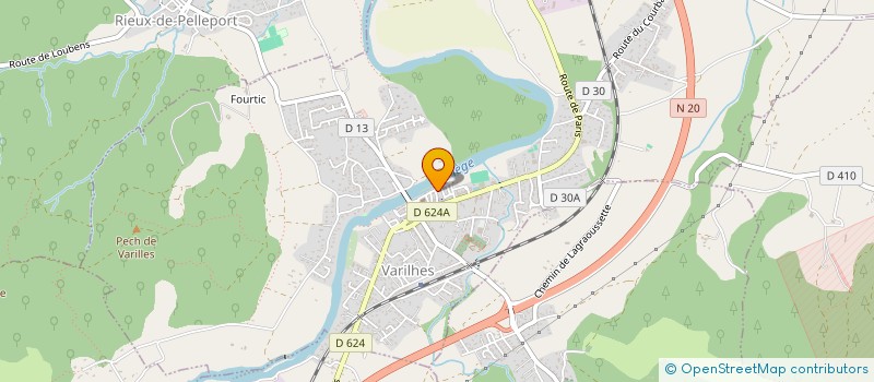 localisation de l'entreprise OPIUMTECH à VARILHES