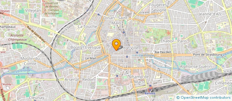 localisation de l'entreprise OPK à RENNES
