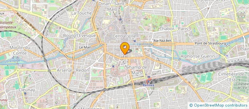 localisation de l'entreprise OPK LES HALLES à RENNES