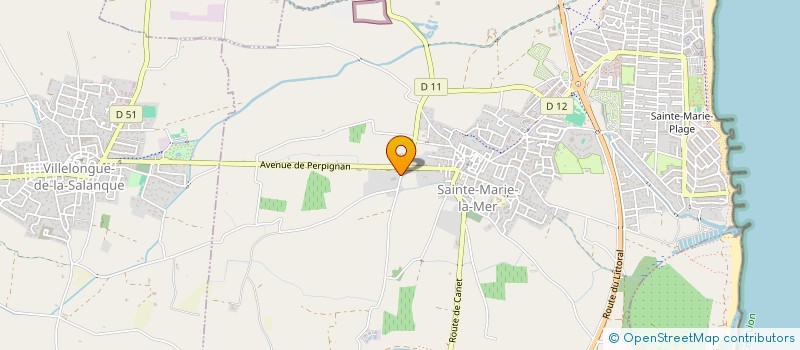 localisation de l'entreprise OPL GEOTEXTILES à SAINTE-MARIE-LA-MER
