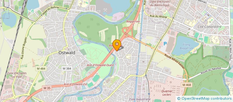 localisation de l'entreprise OPLACOM  ILLKIRCH-GRAFFENSTADEN