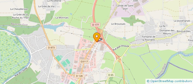 localisation de l'entreprise OPLEFO à REDON