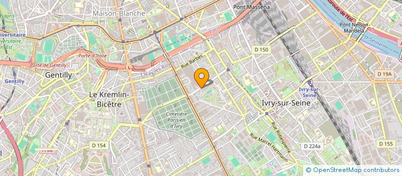 localisation de l'entreprise OPLUS SERVICES à IVRY-SUR-SEINE