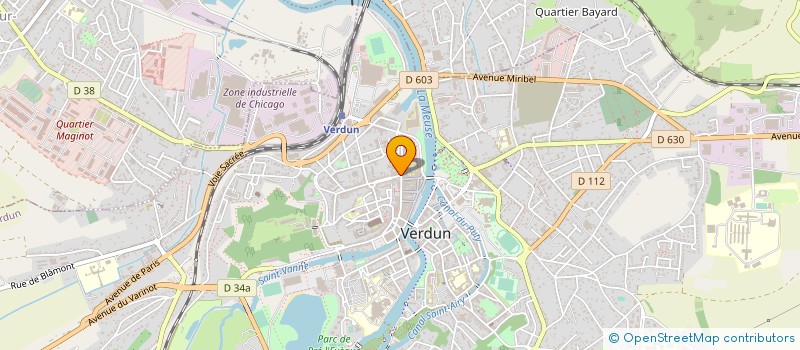 localisation de l'entreprise OPM à VERDUN
