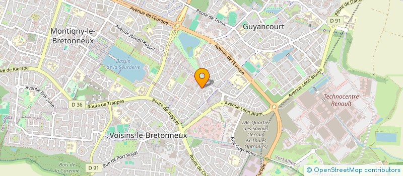 localisation de l'entreprise OPM à VOISINS-LE-BRETONNEUX