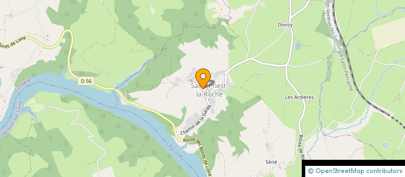 localisation de l'entreprise OPM  SAINT-PRIEST-LA-ROCHE