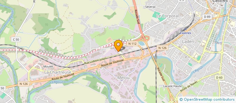 localisation de l'entreprise OPM  CASTRES