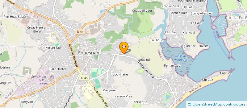 localisation de l'entreprise OPM DECISIONS à FOUESNANT