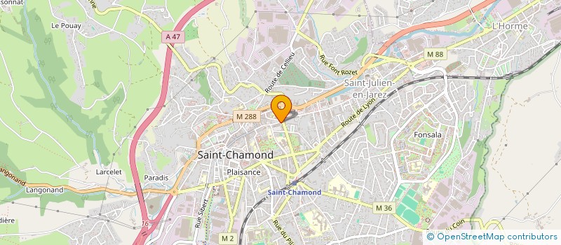localisation de l'entreprise OPM RAIS à SAINT-CHAMOND