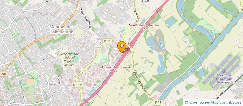 localisation de l'entreprise OPMODI  MONTBONNOT-SAINT-MARTIN