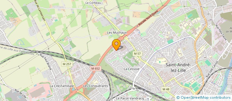 localisation de l'entreprise OPO BOIS à LAMBERSART