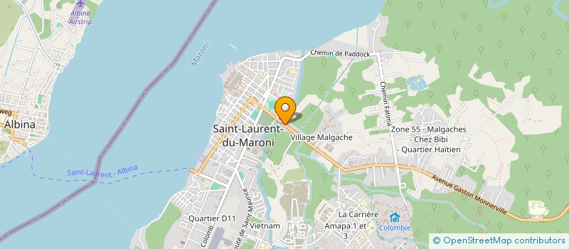 localisation de l'entreprise OPO TAMPU A SA DU à SAINT-LAURENT-DU-MARONI