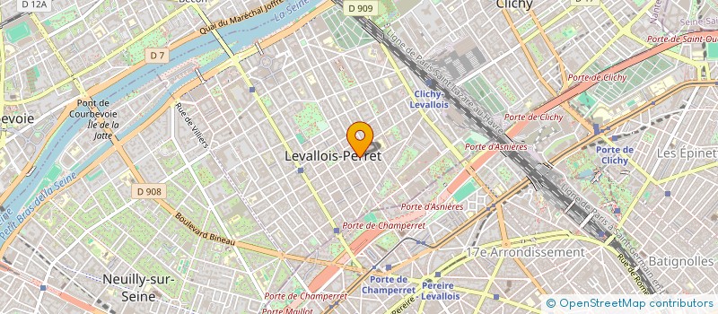 localisation de l'entreprise OPORA CAPITAL à LEVALLOIS-PERRET