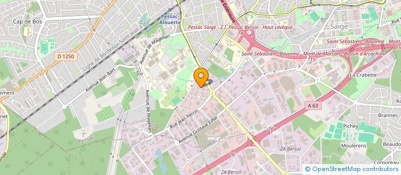 localisation de l'entreprise OPOSIT WINES SPIRITS  PESSAC