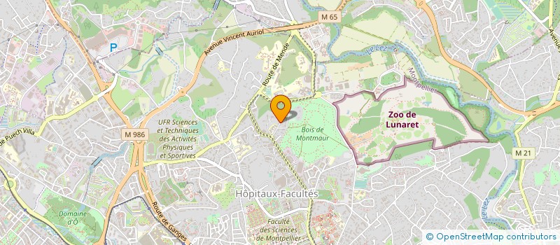 localisation de l'entreprise OPOSSUM & CIE  MONTPELLIER