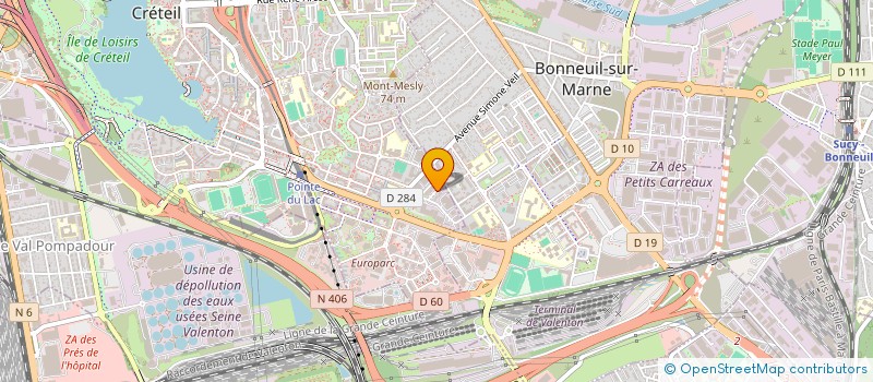 localisation de l'entreprise OPP UPP  CRETEIL