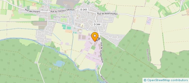 localisation de l'entreprise OPPERMANN ENVIRONNEMENT  BETSCHDORF