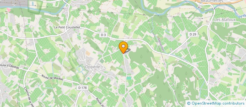 localisation de l'entreprise OPPIDUM  OPPEDE