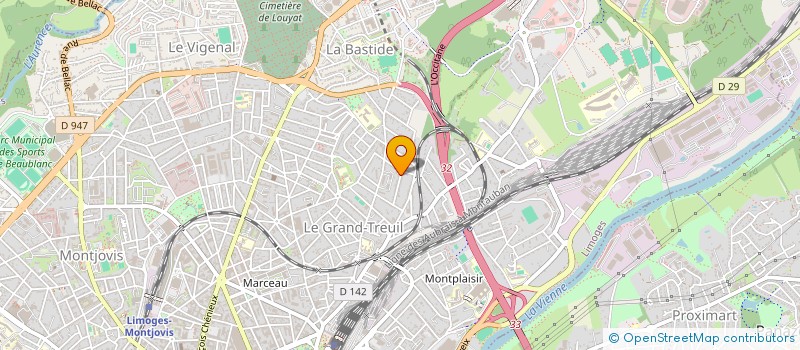 localisation de l'entreprise OPPIDUM à LIMOGES