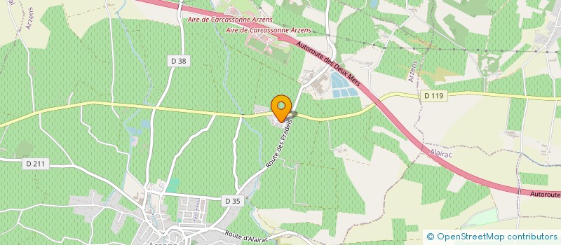 localisation de l'entreprise OPPIDUM APPRO  ARZENS