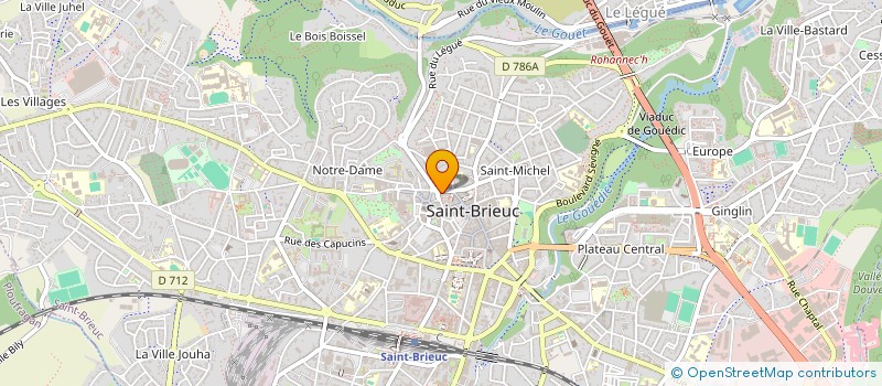 localisation de l'entreprise OPPIDUM GBT à SAINT-BRIEUC