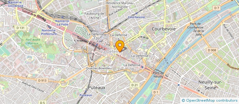 localisation de l'entreprise OPPIDUM SECURITE INFORMATIQUE à COURBEVOIE