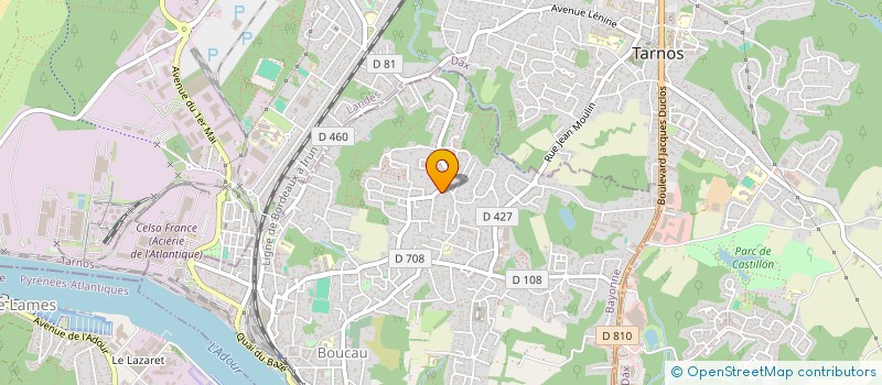 localisation de l'entreprise OPPORAK  BOUCAU