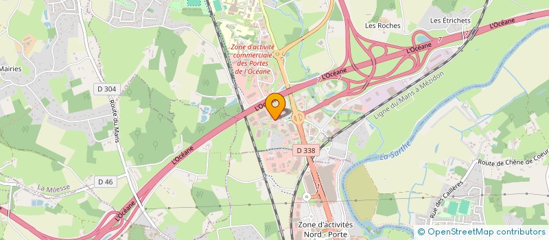 localisation de l'entreprise OPPORTUNITES ENTREPRISE  SAINT-SATURNIN