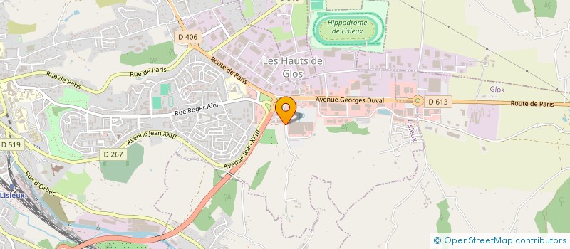 localisation de l'entreprise OPPORTUNITES ET VALORISATION 2  DEAUVILLE