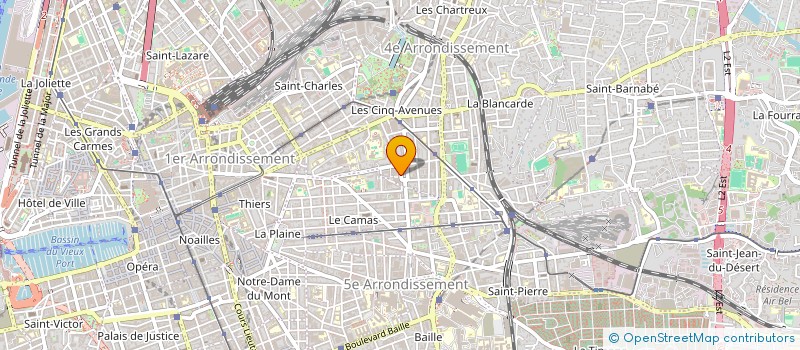 localisation de l'entreprise OPPORTUNITES SANS FRONTIERES  MARSEILLE