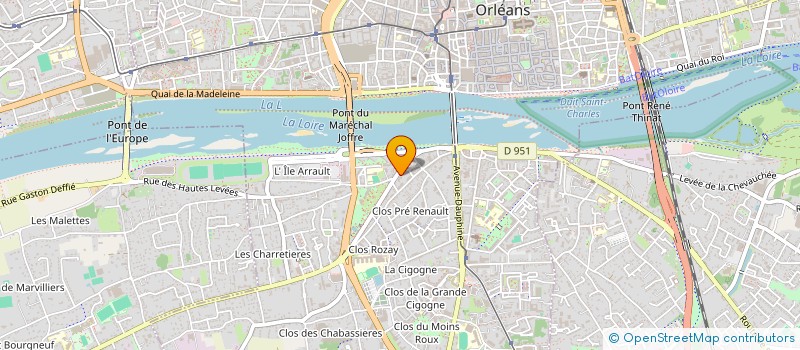 localisation de l'entreprise OPPORTUNITY à ORLEANS