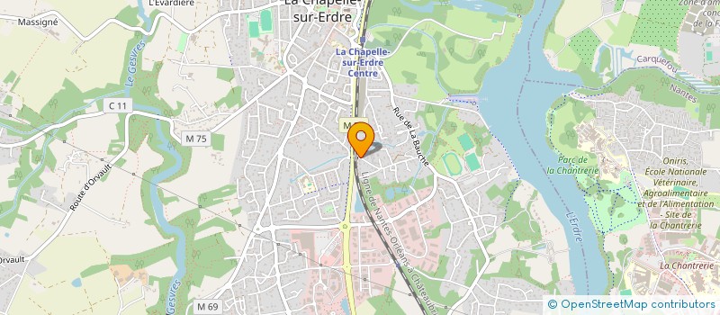 localisation de l'entreprise OPR PRO SERVICES à LA CHAPELLE-SUR-ERDRE